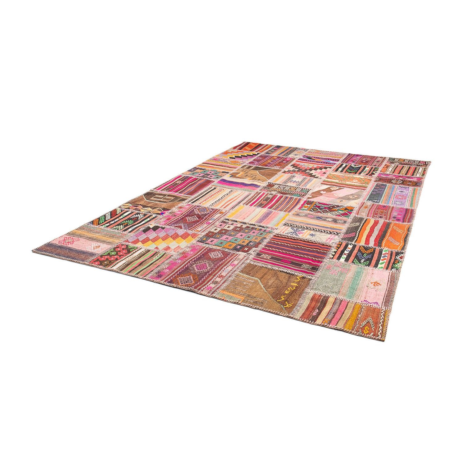 Alfombra de patchwork - 300 x 216 cm - multicolor