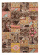 Alfombra de patchwork 241x173cm - Alfombra de lana