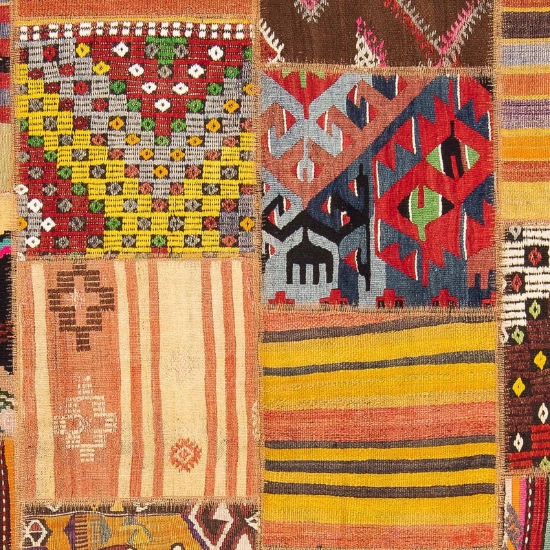 Alfombra de patchwork - 239 x 169 cm - multicolor