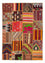 Alfombra de patchwork - 236 x 169 cm - multicolor