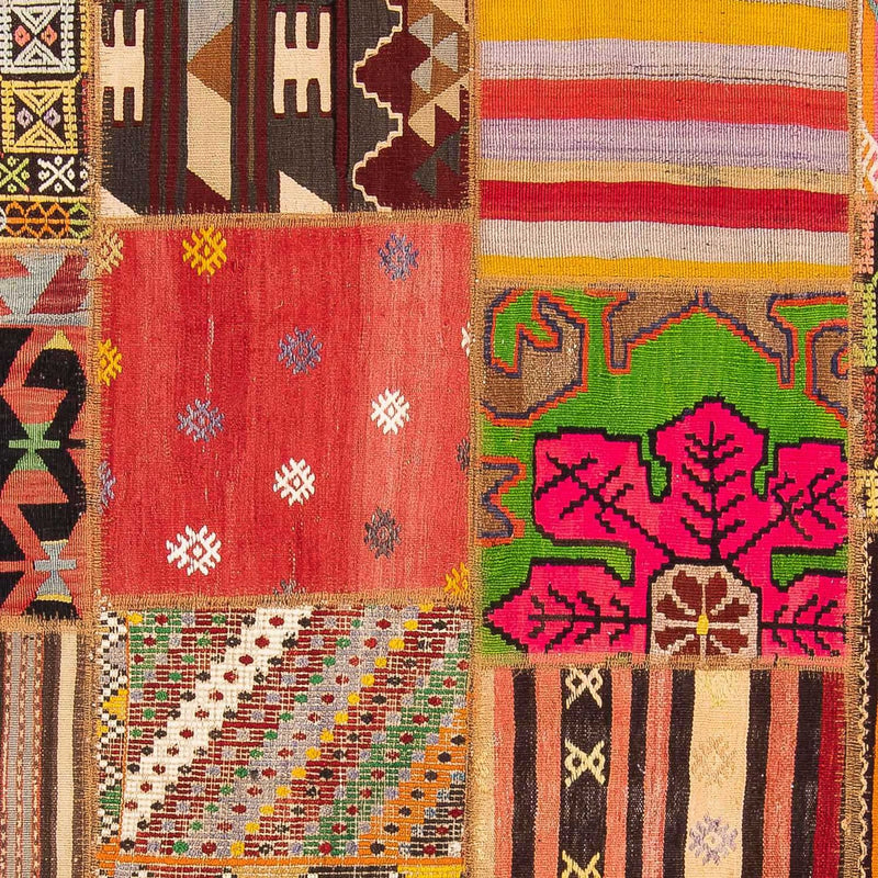 Alfombra de patchwork - 236 x 169 cm - multicolor