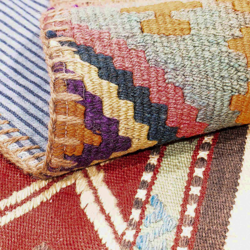 Alfombra de patchwork - 238 x 168 cm - multicolor