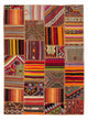 Alfombra de patchwork 237x170cm - Alfombra de lana