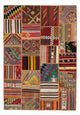 Alfombra de patchwork 240x170cm - Alfombra de lana