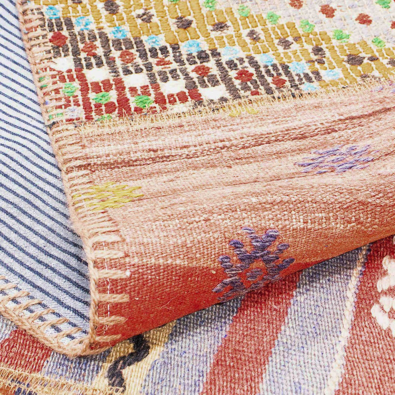 Alfombra de patchwork - 240 x 170 cm - multicolor
