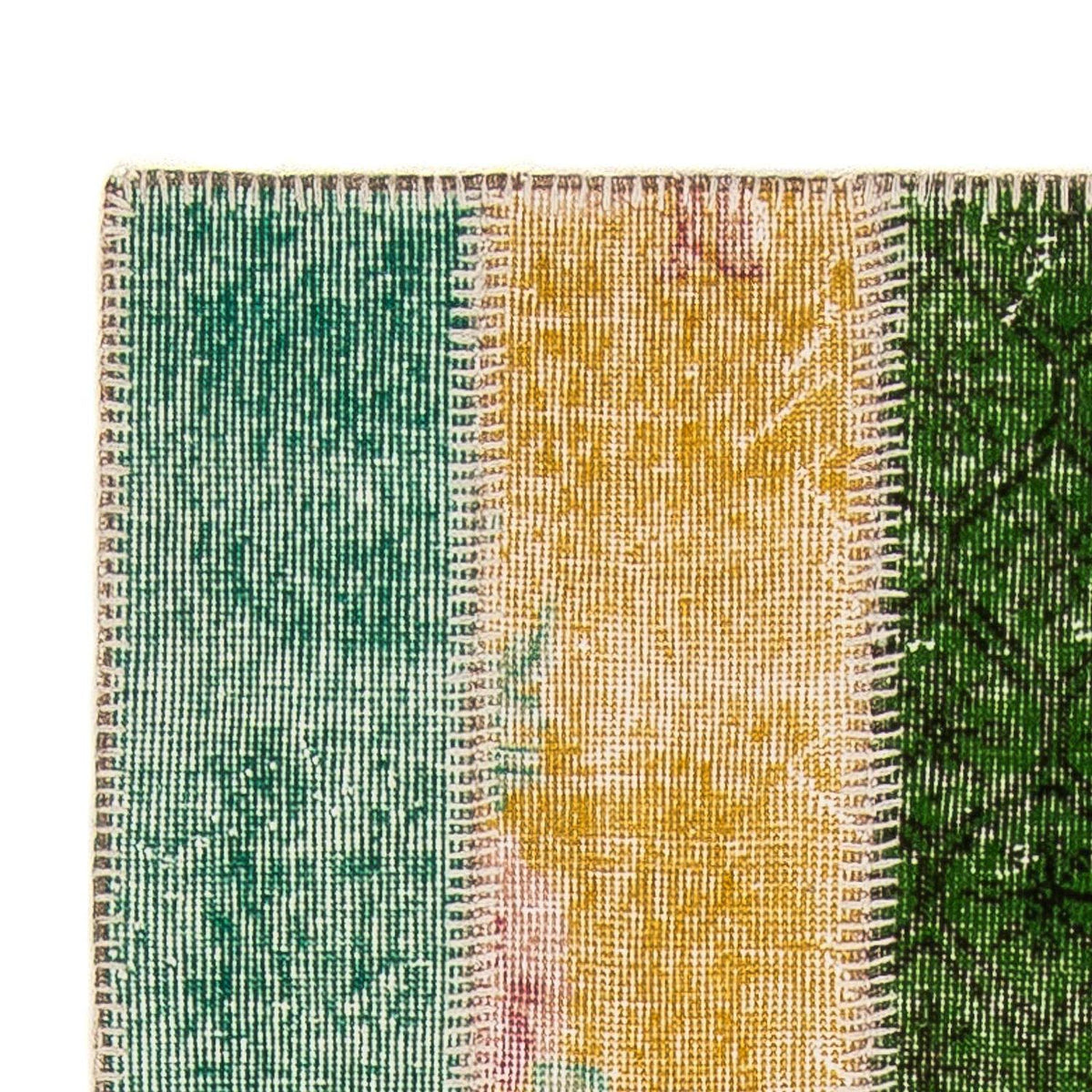 Alfombra de patchwork 80x202cm - Alfombra de lana