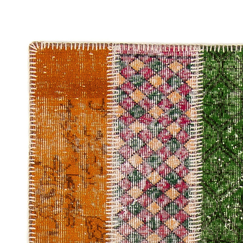 Alfombra de pasillo Alfombra de patchwork - 203 x 90 cm - multicolor