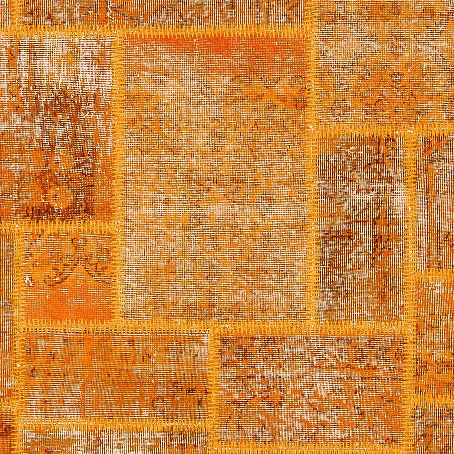 Alfombra de patchwork - 244 x 172 cm - multicolor