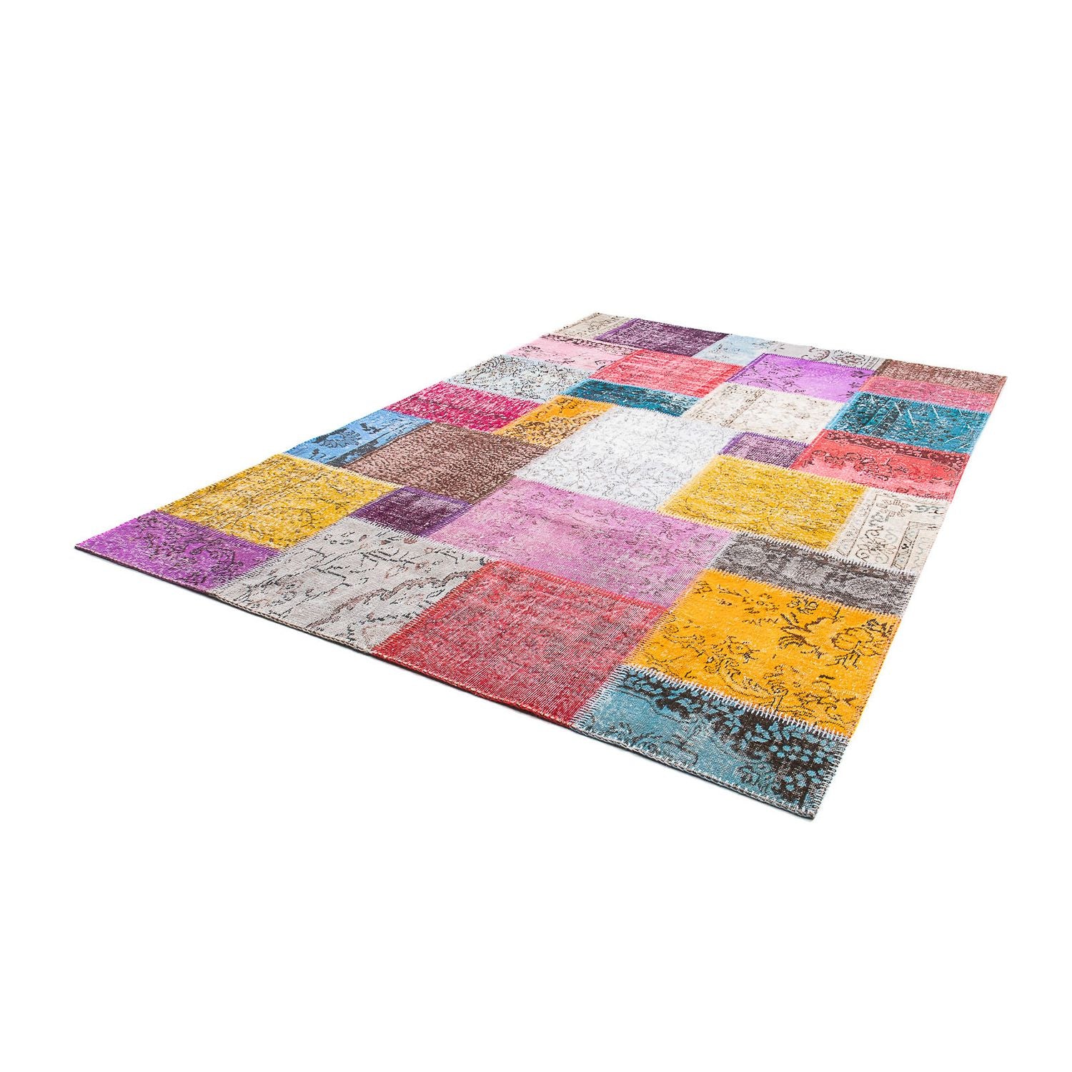 Alfombra de patchwork - 300 x 200 cm - multicolor