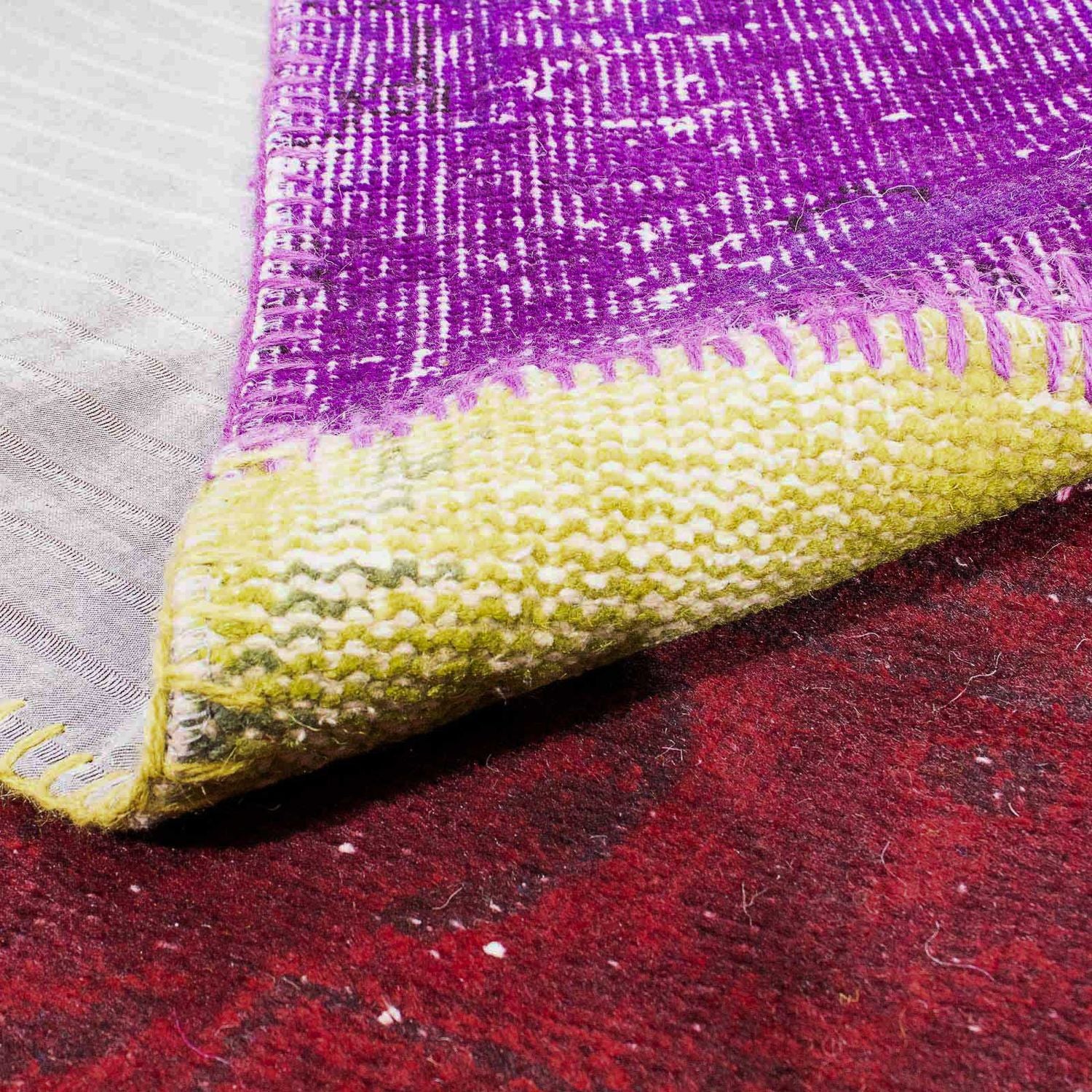 Alfombra de patchwork - 300 x 250 cm - multicolor