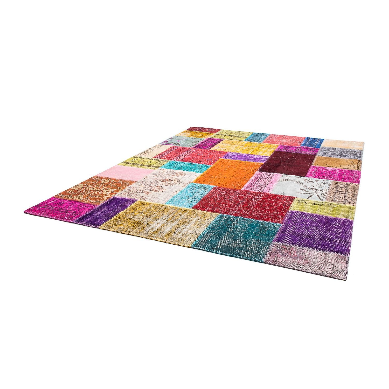 Alfombra de patchwork - 300 x 250 cm - multicolor