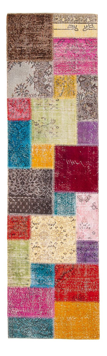 Alfombra de pasillo Alfombra de patchwork - 300 x 85 cm - multicolor