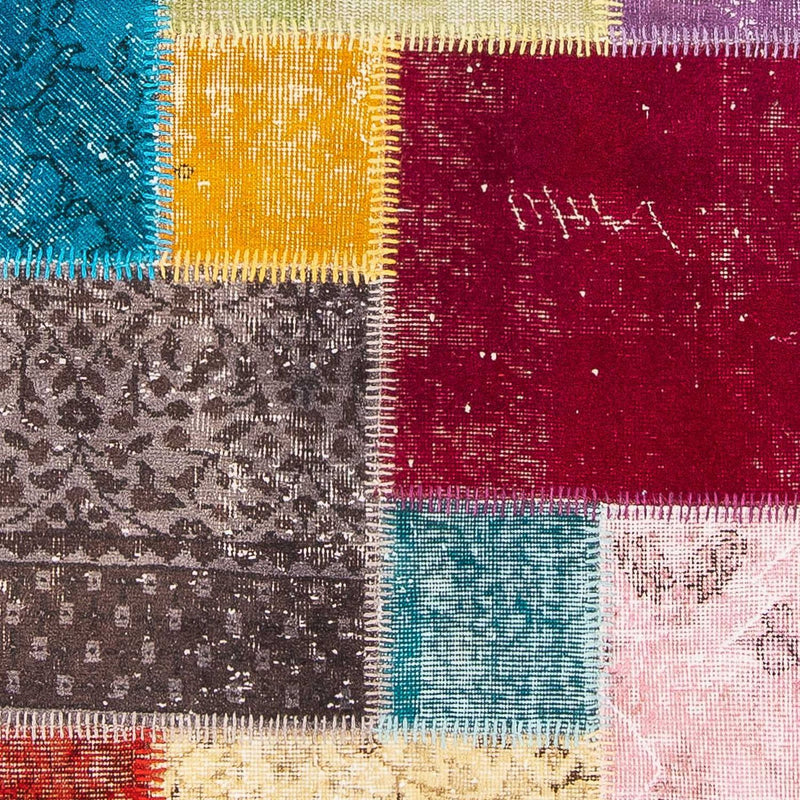 Alfombra de pasillo Alfombra de patchwork - 300 x 85 cm - multicolor