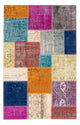 Alfombra de patchwork 185x123cm - Alfombra de lana