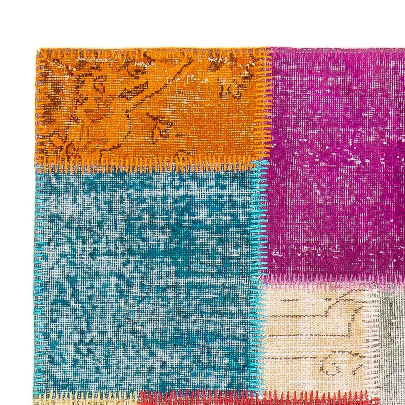 Alfombra de patchwork 185x123cm - Alfombra de lana