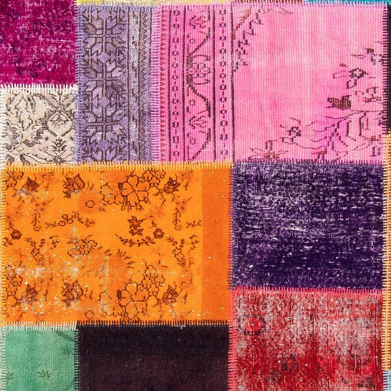 Alfombra de patchwork - 365 x 275 cm - multicolor
