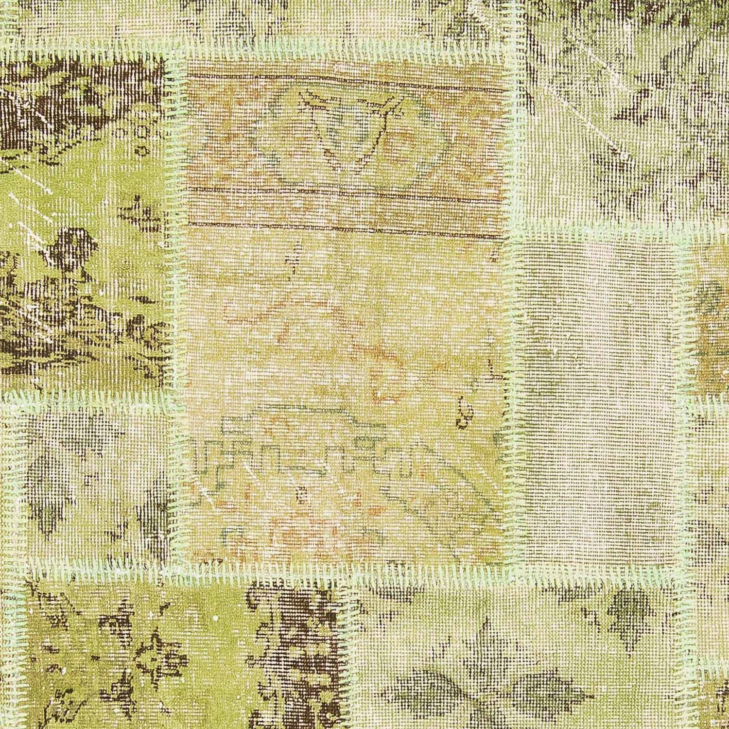 Alfombra de patchwork - 242 x 172 cm - multicolor