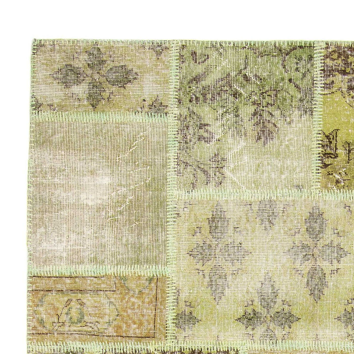 Alfombra de patchwork 242x172cm - Alfombra de lana