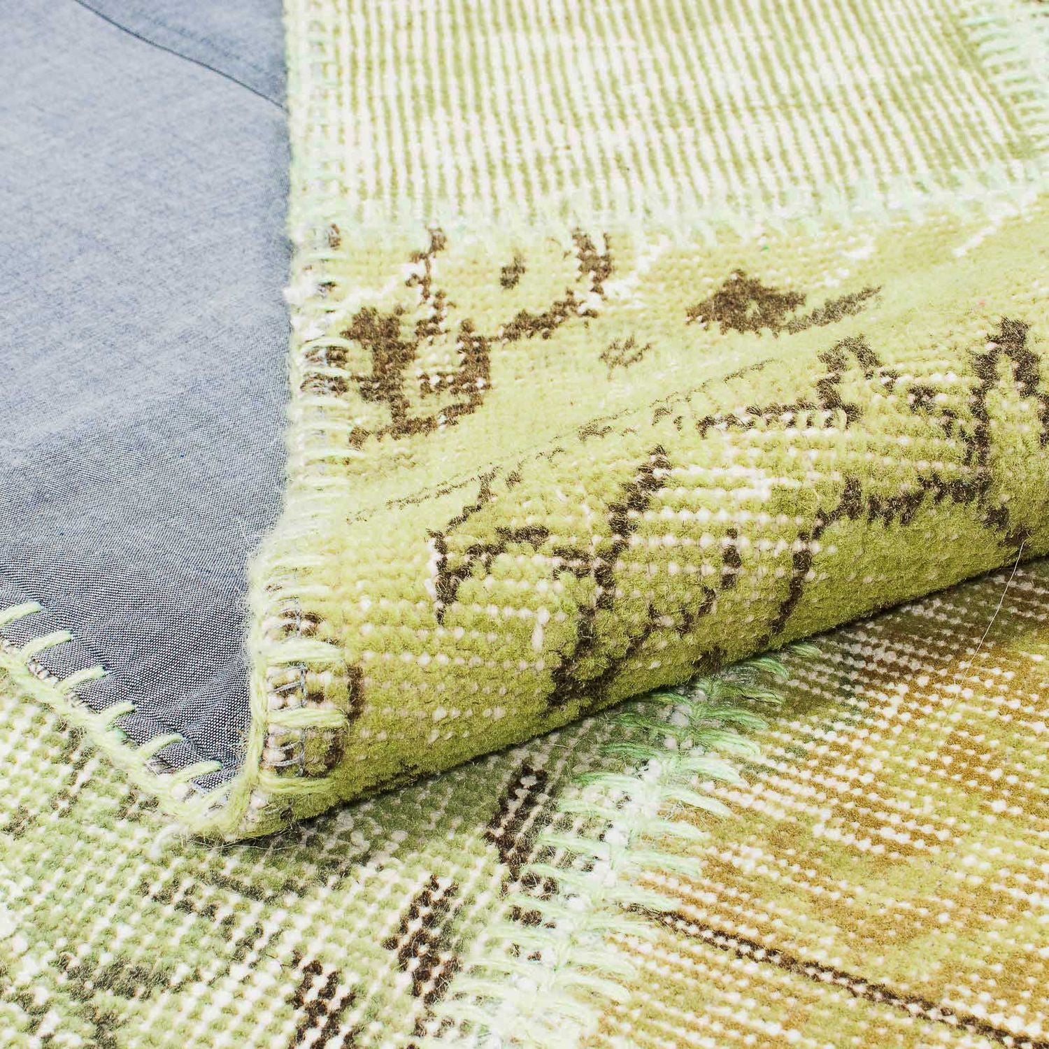 Alfombra de patchwork - 242 x 172 cm - multicolor