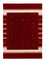 Alfombra Gabbeh - Loribaft Persa - 240 x 172 cm - rojo