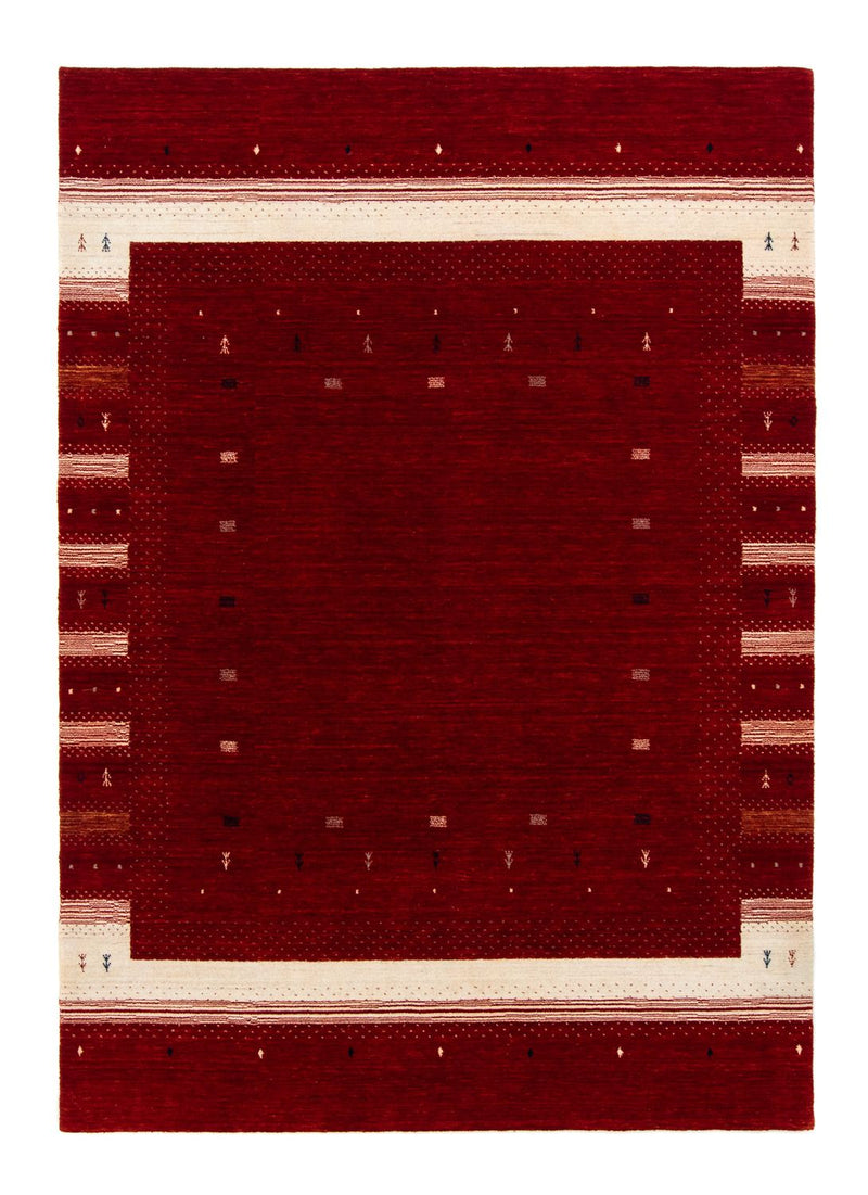 Alfombra Gabbeh - Loribaft Persa - 240 x 172 cm - rojo