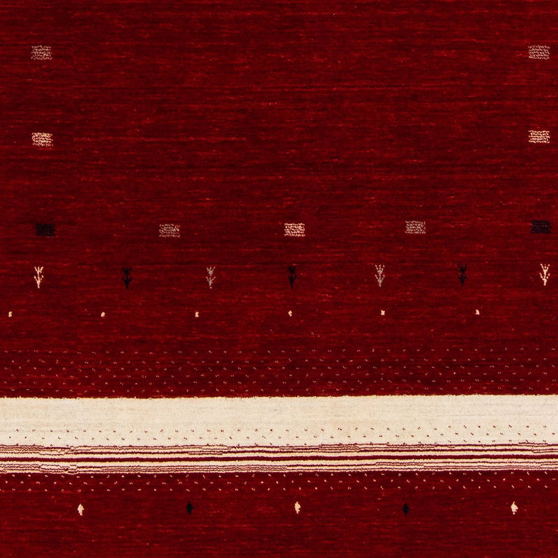 Alfombra Gabbeh - Loribaft Persa - 240 x 172 cm - rojo