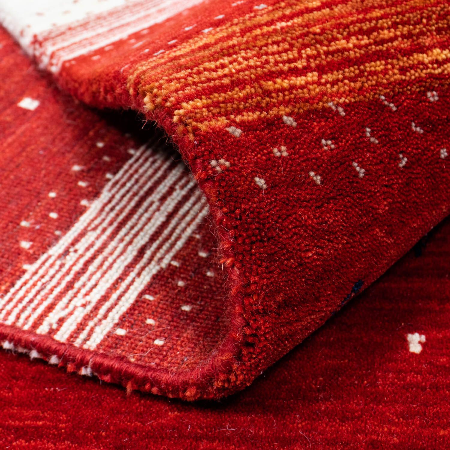 Alfombra Gabbeh - Loribaft Persa - 240 x 172 cm - rojo