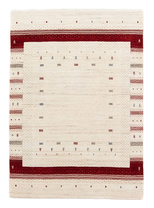 Alfombra Gabbeh - Loribaft Persa - 198 x 140 cm - beige