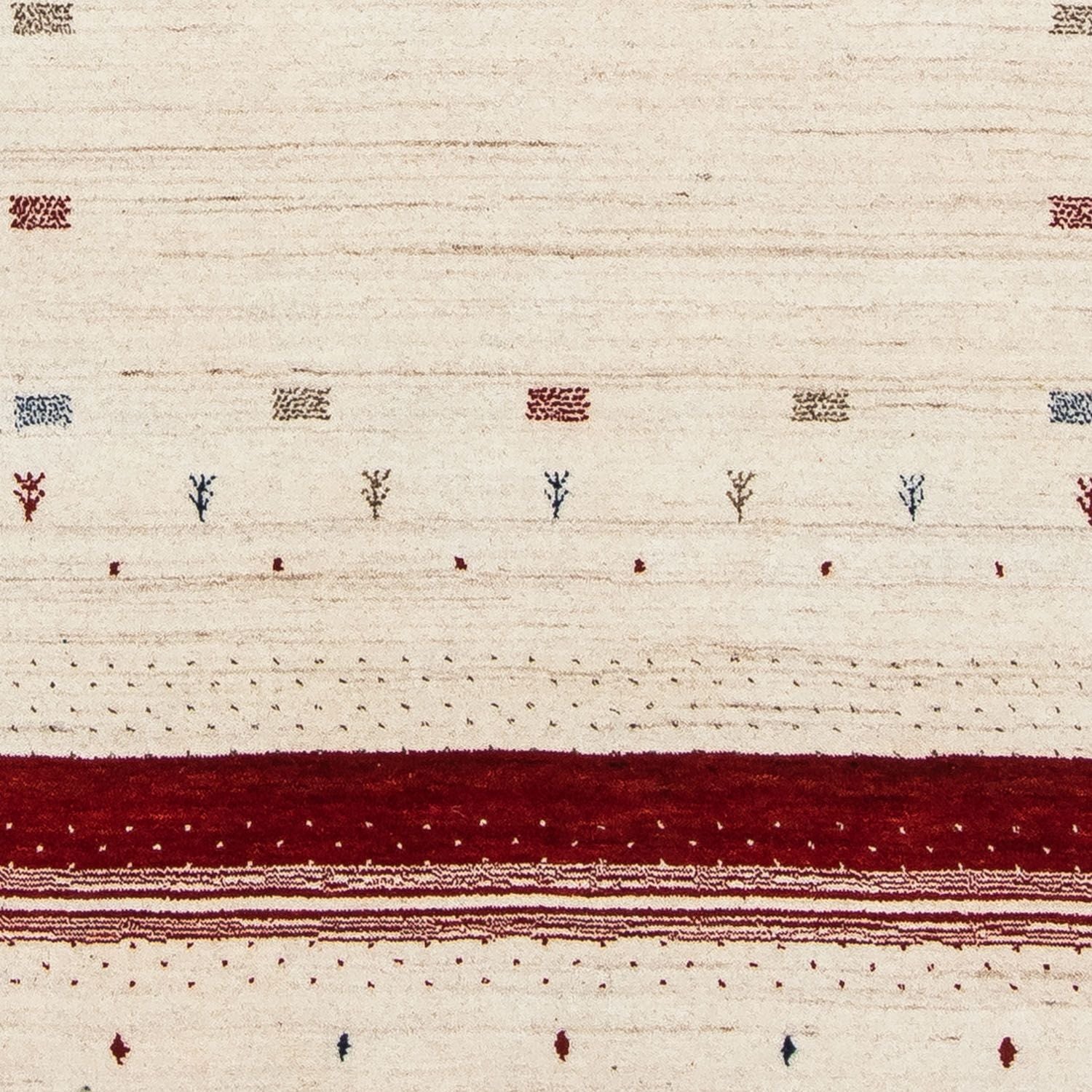 Alfombra Gabbeh - Loribaft Persa - 198 x 140 cm - beige