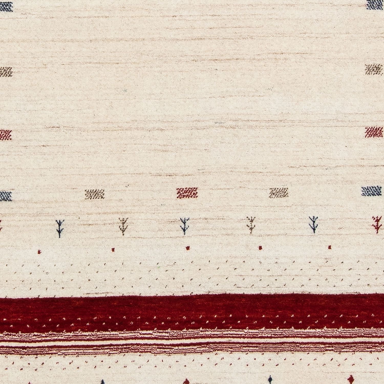 Alfombra Gabbeh - Loribaft Persa - 198 x 145 cm - beige