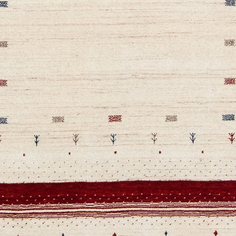 Alfombra Gabbeh - Loribaft Persa - 198 x 145 cm - beige