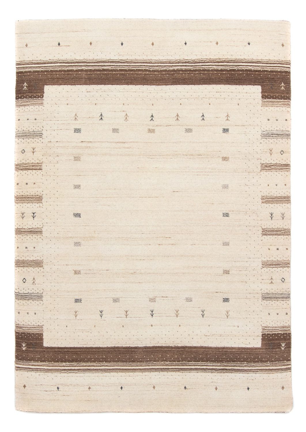 Alfombra Gabbeh - Loribaft Persa - 200 x 142 cm - beige