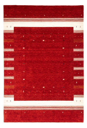 Alfombra Gabbeh - Loribaft Persa - 303 x 207 cm - rojo