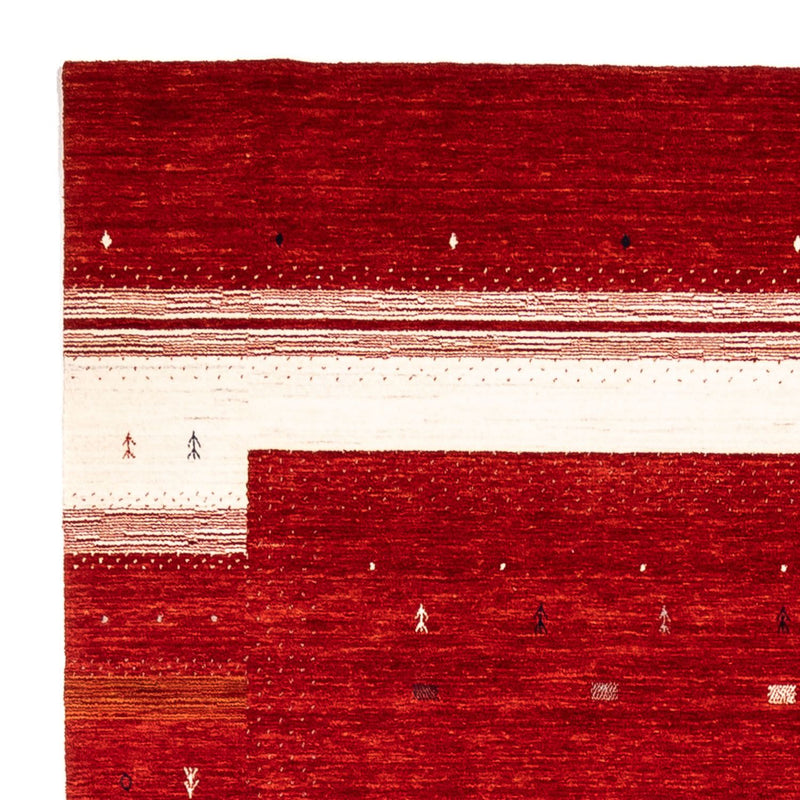 Alfombra Gabbeh - Loribaft Persa - 303 x 207 cm - rojo