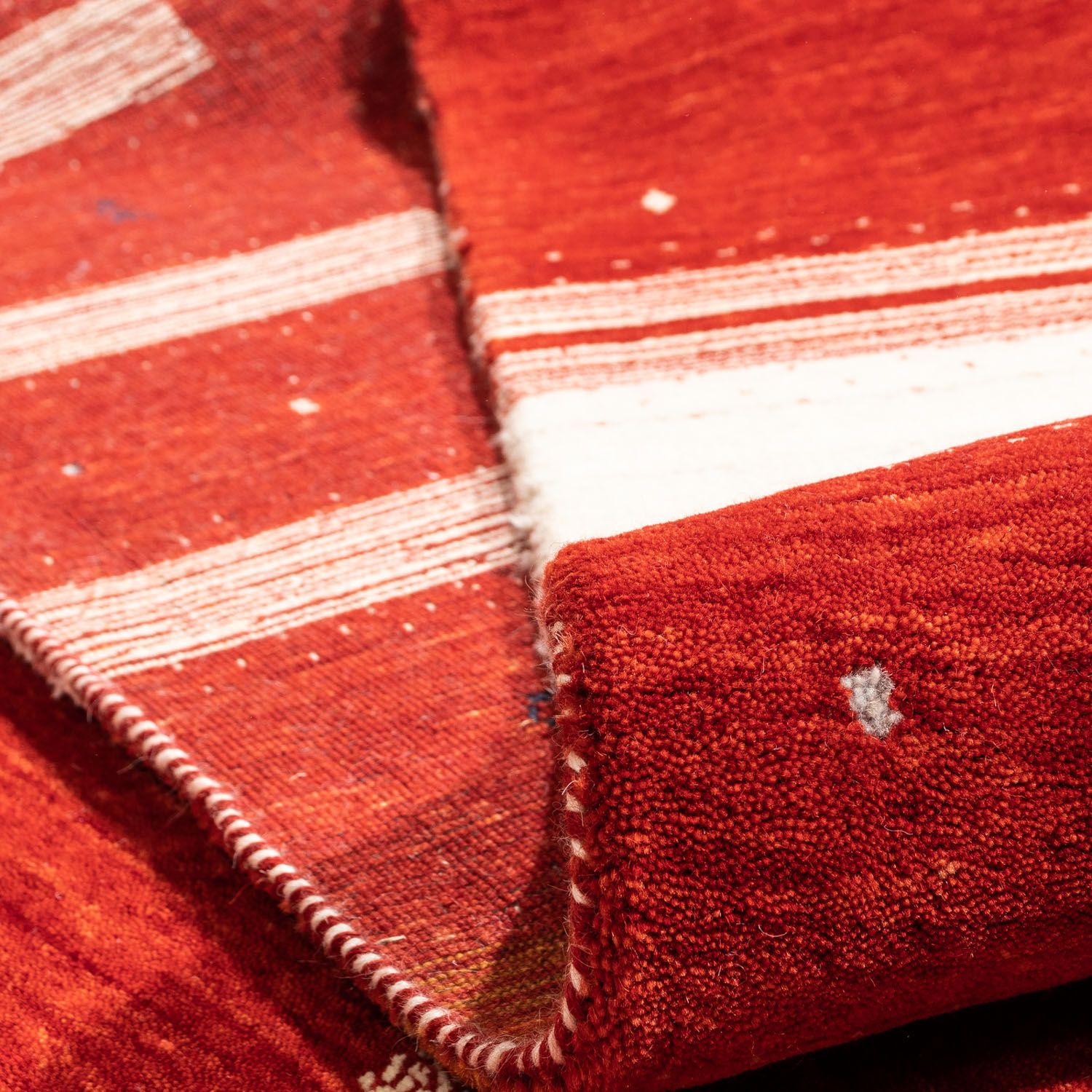 Alfombra Gabbeh - Loribaft Persa - 296 x 203 cm - rojo