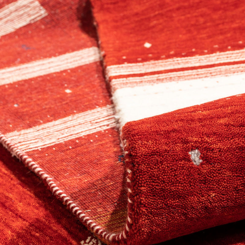 Alfombra Gabbeh - Loribaft Persa - 296 x 203 cm - rojo