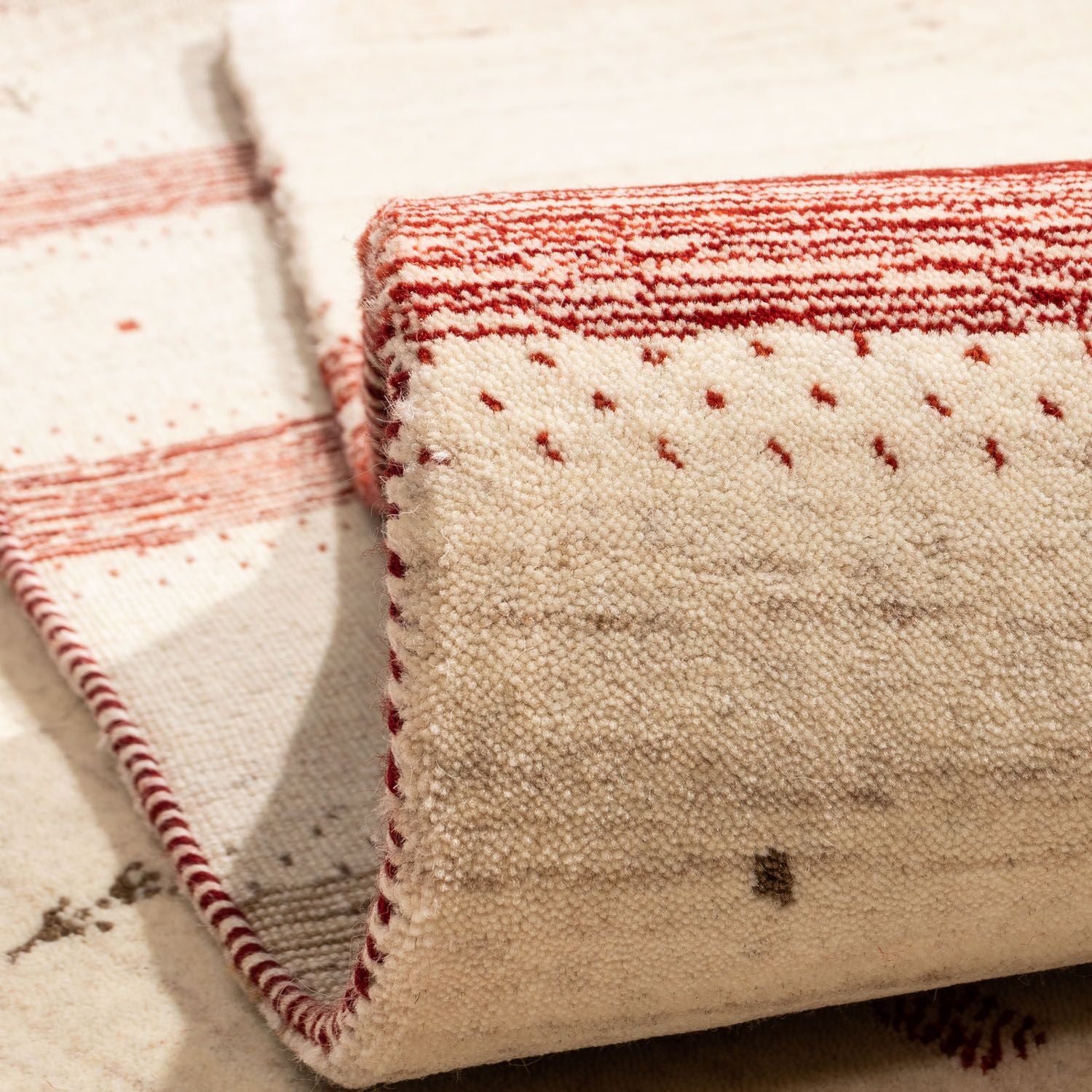 Alfombra Gabbeh - Loribaft Persa - 304 x 207 cm - beige