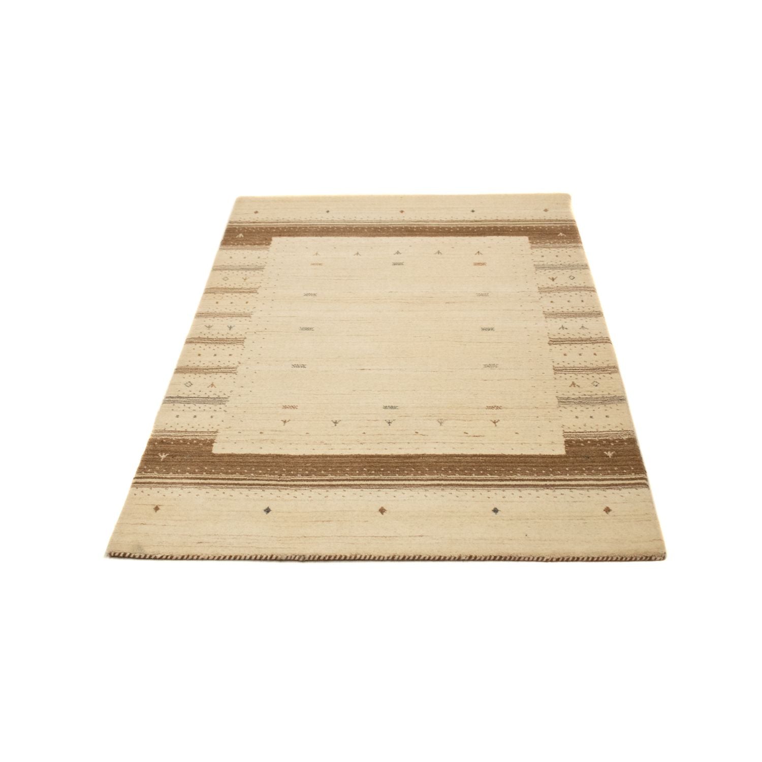 Alfombra Gabbeh - Loribaft Persa - 160 x 93 cm - beige