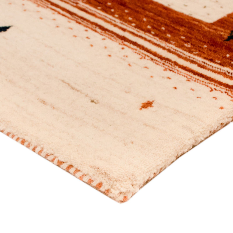 Alfombra Gabbeh - Loribaft Persa - 160 x 94 cm - beige