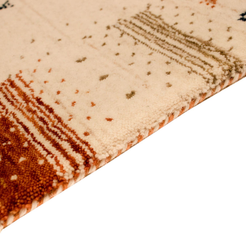 Alfombra Gabbeh - Loribaft Persa - 160 x 94 cm - beige