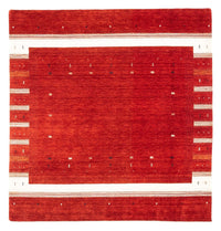Alfombra Gabbeh - Loribaft Persa cuadrado  - 256 x 249 cm - rojo