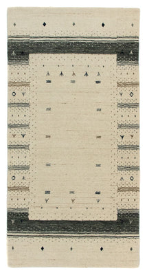 Alfombra Gabbeh - Loribaft Persa - 146 x 72 cm - beige