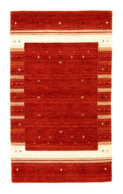 Alfombra Gabbeh - Loribaft Persa - 162 x 94 cm - rojo