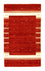 Alfombra Gabbeh - Loribaft Persa - 162 x 94 cm - rojo