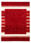 Alfombra Gabbeh - Loribaft Persa - 345 x 255 cm - rojo
