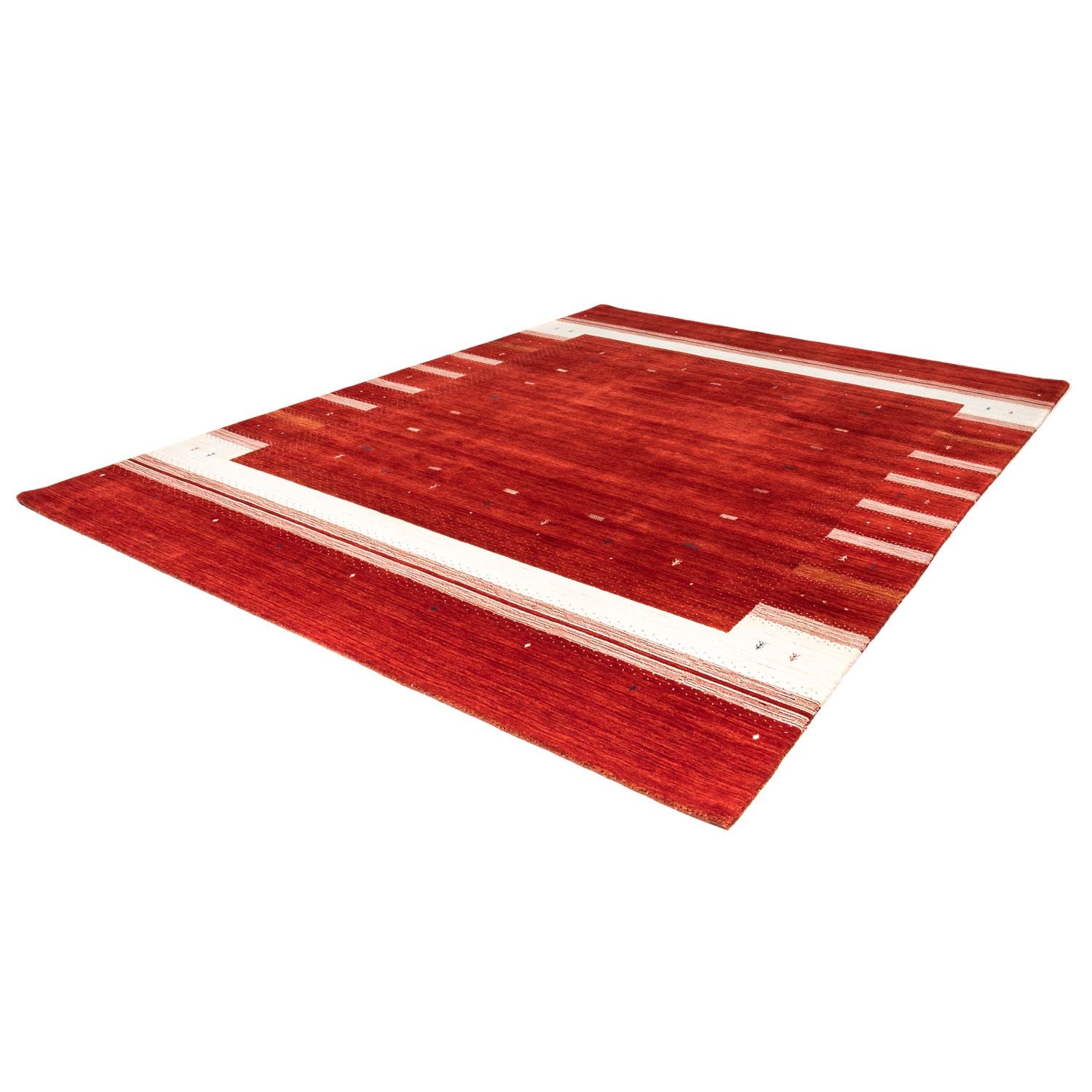 Alfombra Gabbeh - Loribaft Persa - 345 x 255 cm - rojo