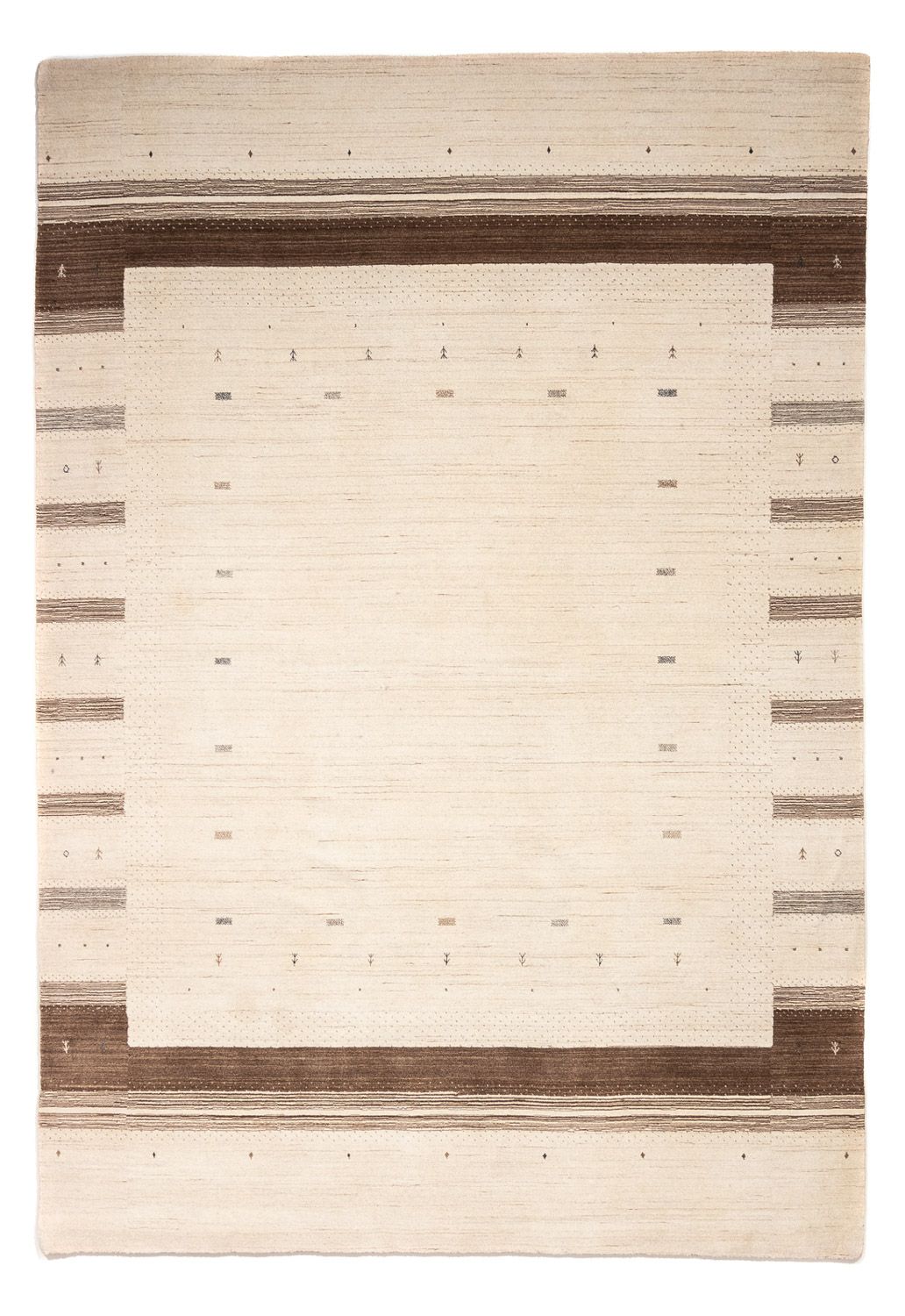 Alfombra Gabbeh - Loribaft Persa - 350 x 251 cm - beige