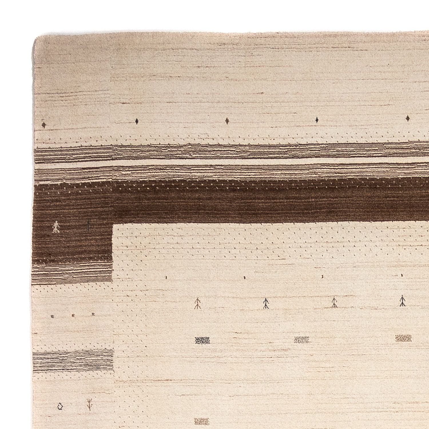 Alfombra Gabbeh - Loribaft Persa - 350 x 251 cm - beige