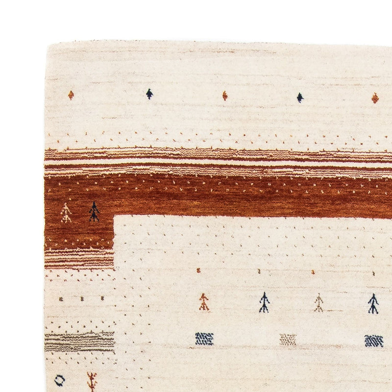 Alfombra Gabbeh - Loribaft Persa - 200 x 143 cm - beige