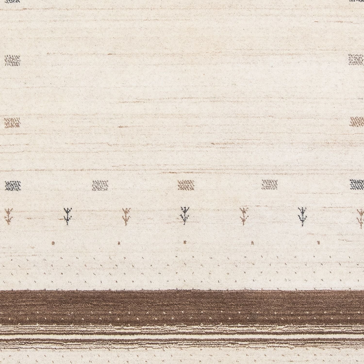 Alfombra Gabbeh - Loribaft Persa - 200 x 145 cm - beige